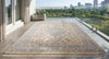 Hand-Knotted Wool Persian Animal Rug, Vintage Floral Garden Carpet