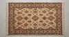 Hand Knotted Wool Rug, Tribal Geometric Oriental Carpet, Boho Rustic Living Room