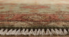 Sage Green Floral Oriental Rug, Handmade Vintage Persian Style Carpet (8x10 Ft)