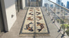 Hand Knotted Wool Koi Fish Runner Rug, Japanese Style Oriental Carpet