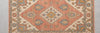 Hand Knotted Wool Rug, Vintage Oushak Floral Persian Style Carpet, Peach Ivory Home Decor