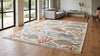 Hand-Knotted Wool Fish Rug, Ocean Coral Nautical Beach House Decor Carpet