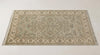 Hand-Knotted Wool Rug, Sage Green Floral Oriental Carpet, Traditional Living Room Decor