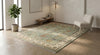 Hand-knotted Wool Fish Area Rug, Coastal Sea Life Carpet