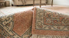 Hand Knotted Blush Pink Persian Wool Area Rug, Vintage Oriental Carpet