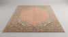 Hand Knotted Blush Pink Persian Wool Area Rug, Vintage Oriental Carpet